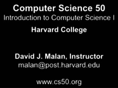 哈佛大學公開課：計算機科學cs50